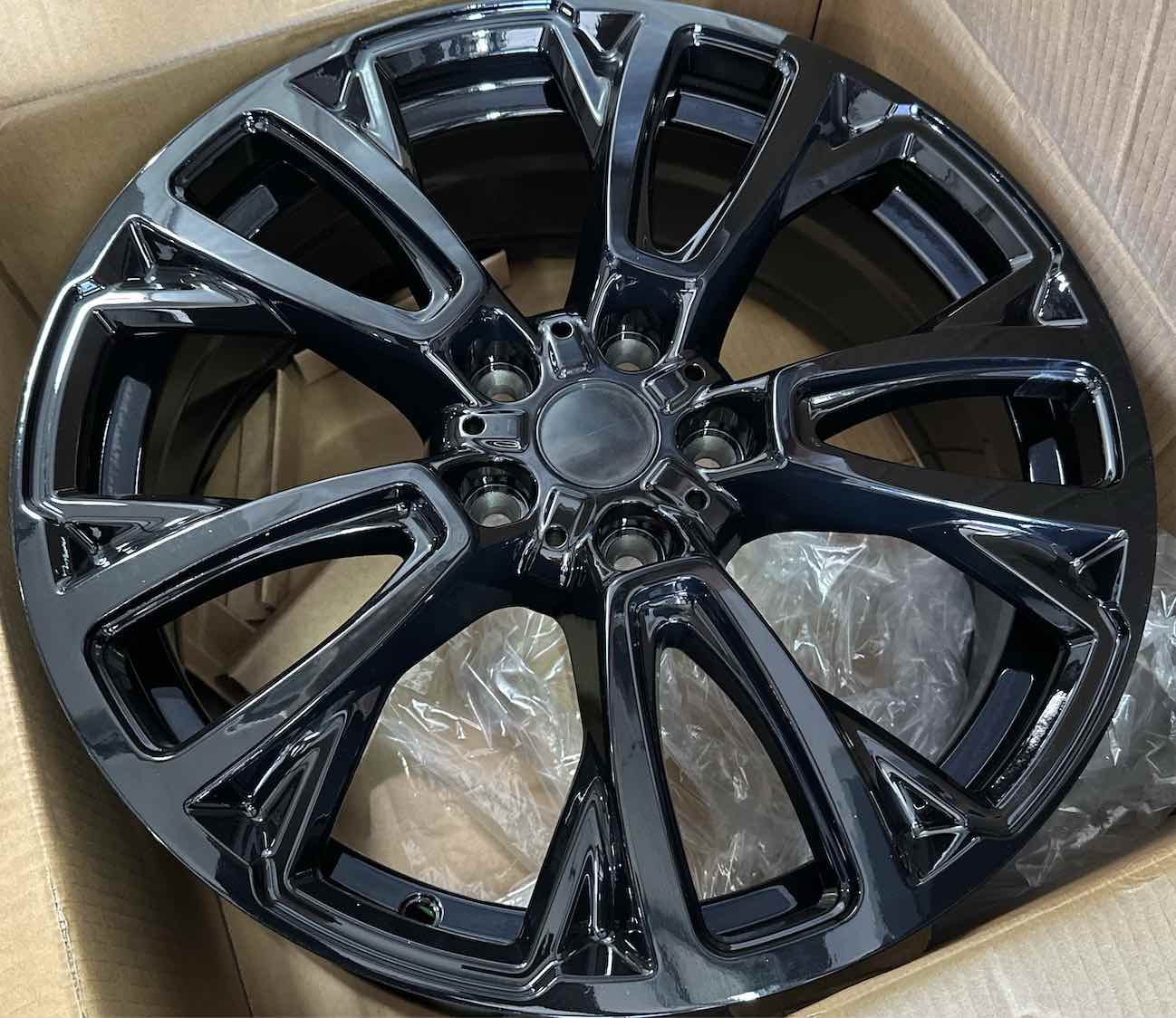Lot complet 4 jantes neuves looK W Sport Black polish 18' 5x112 7.5x18"
