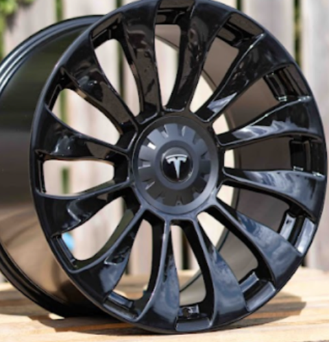 JANTE NEUVE 19'' Noir Gloss Black 5x114,3 pour TESLA Y OU 3 8.5x19"