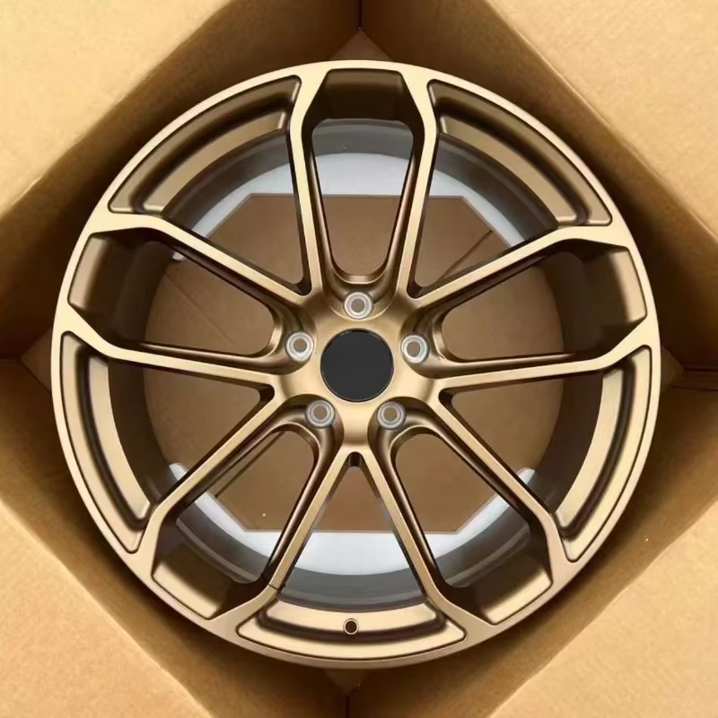 Pack 4 jantes neuves CAYENNE av+ar 5x130 GOLD Neo  - -11,5x22 et 10x22"