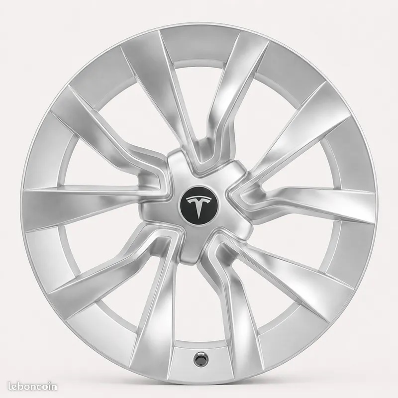 jante neuve 18' 5x114,3 type T Sport Silver adaptable pour TESLA 8.5x18"