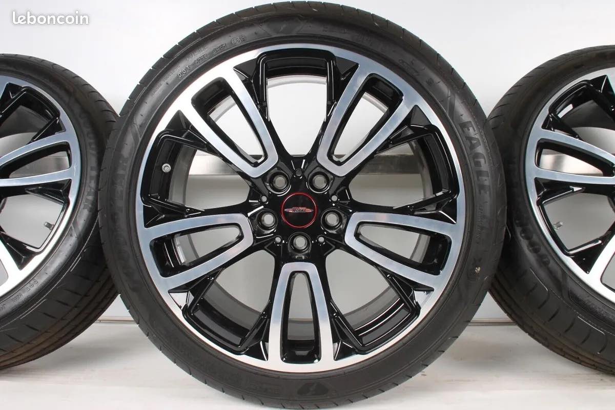 pack lot 4 jantes neuves 19'. 5x112. pour MINI version Black Polish 7.5x19"